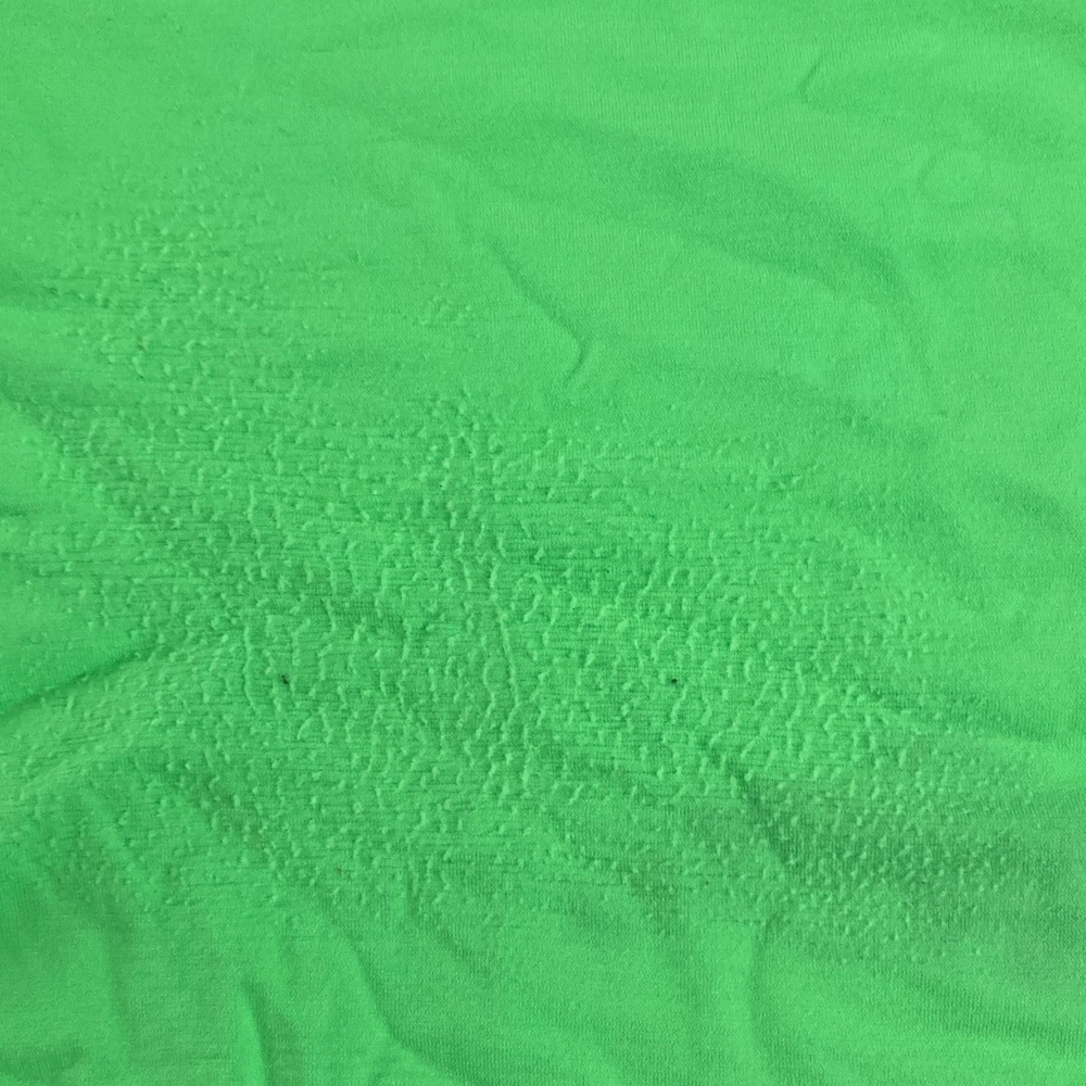 Touch Me Vibrant Neon Green Short Sleeve Top One Size - Picture 7 of 7